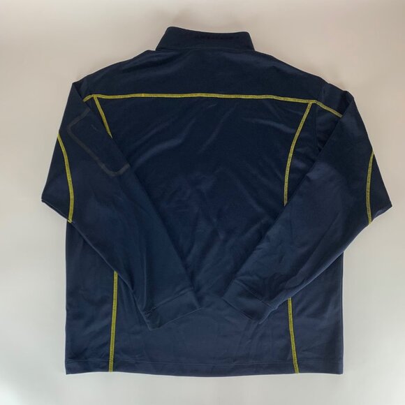 Michigan Wolverines NCAA Navy Blue PING Golf Athletic Pullover Mens Large READ - Picture 6 of 6